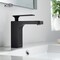 Kibi Infinity Single Handle Bathroom Vanity Sink Faucet with Pop Up Drain C-KBF1006MB-KPW100MB - alternate 4